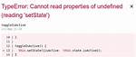 React - Uncaught Typeerror: Cannot Read Property 'Setstate' of Undefined