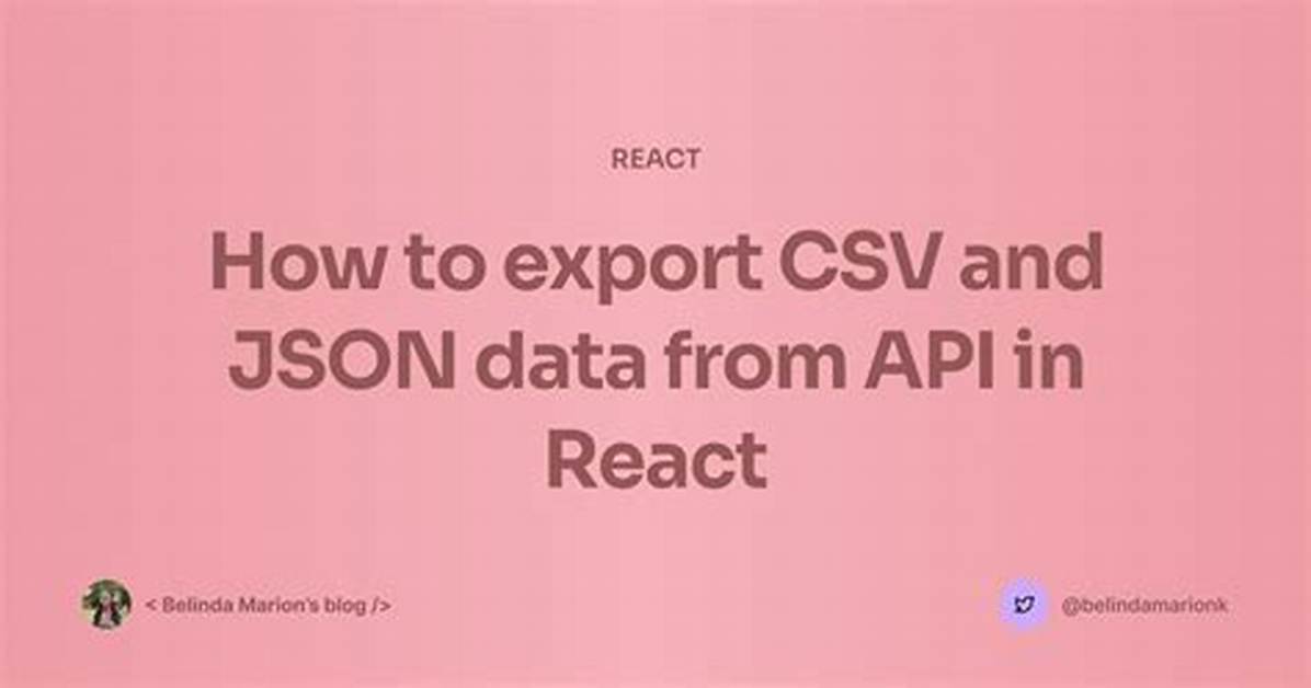 React: Write to Json File or Export/Download [No Server]