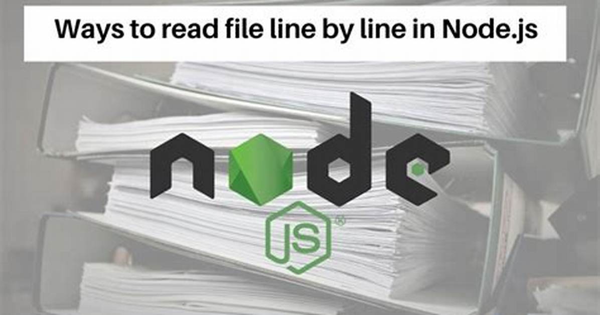 Read a File in Node. Js