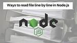Read a File in Node. Js
