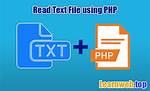 Read a Plain Text File with Php