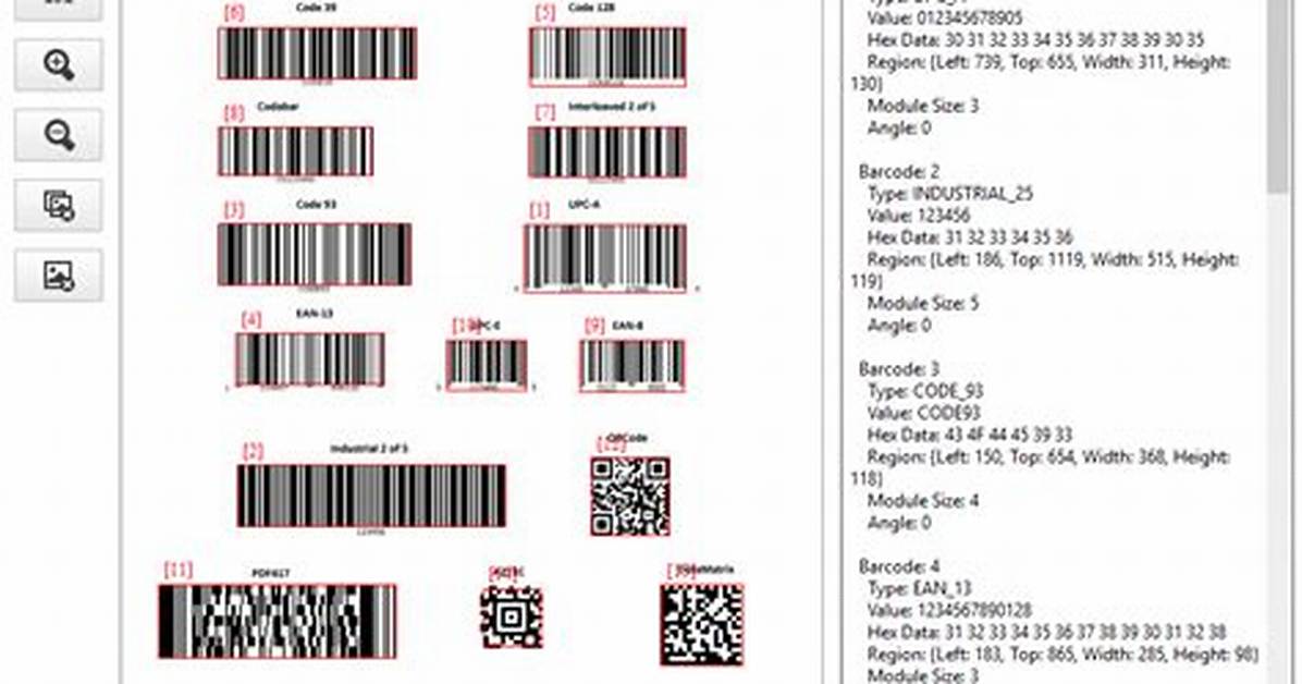 Read as a Bar Code