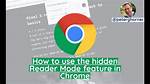 Reader Mode on Chrome Allow Users to Copy Text on My Site. How to Disable It?