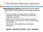 Reader Response Approach