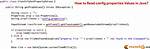 Reading Properties File in Java