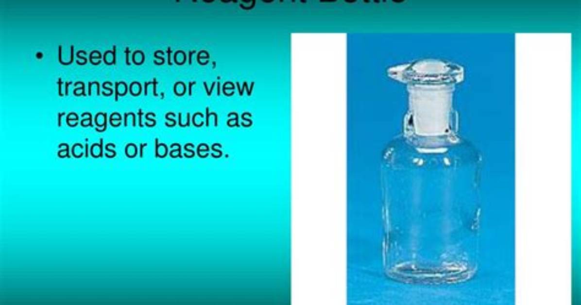 Reagent Bottle Function