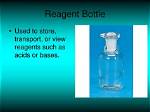Reagent Bottle Function