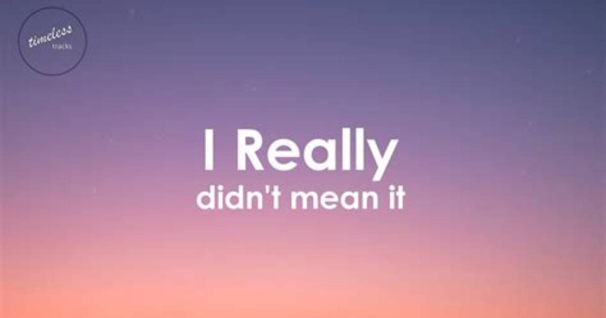 Really Didn't Like