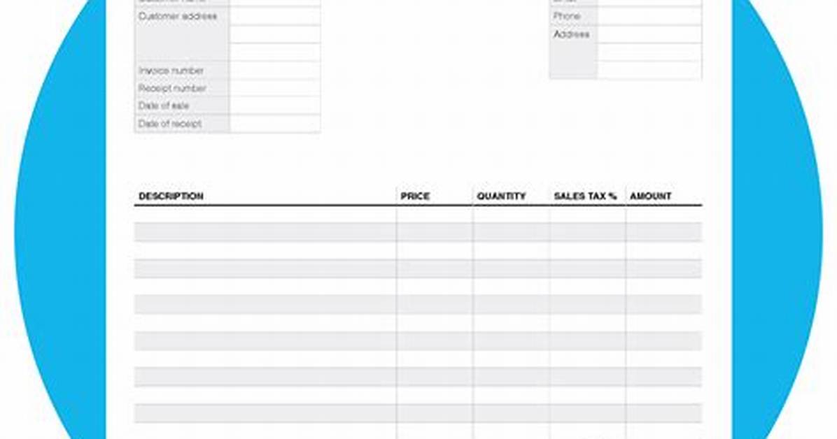 Receipt Template