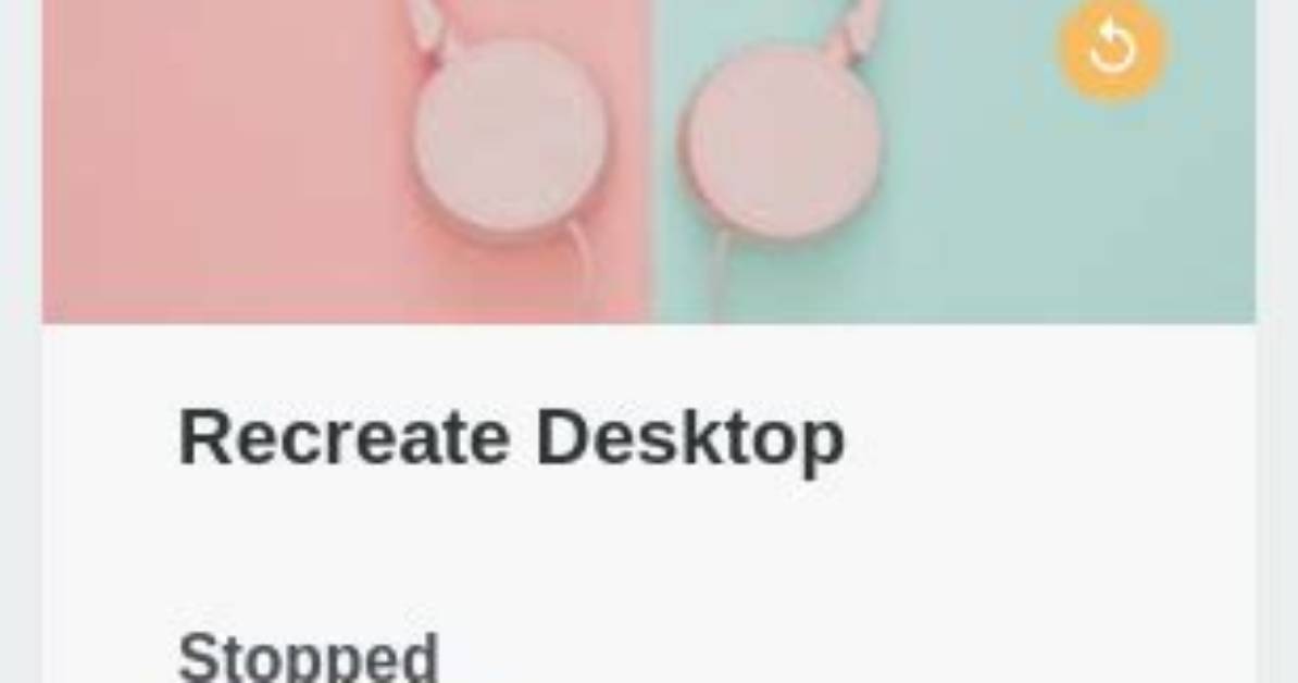 Recreate "Desktop" Directory