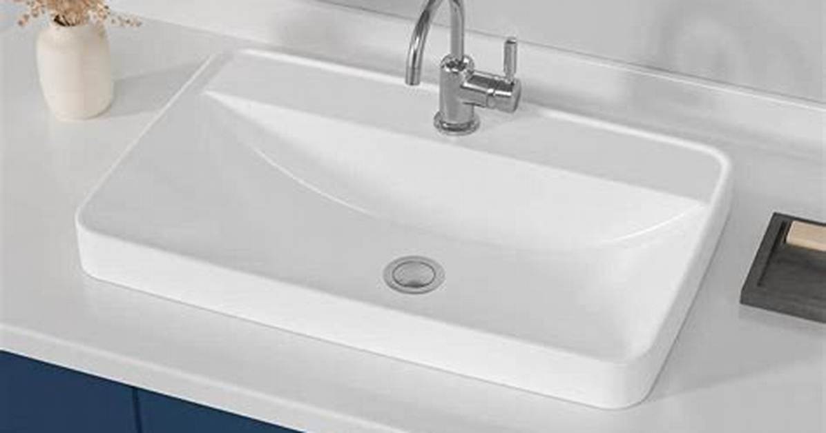 Rectangular Vessel Sink