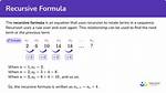Recursive Formula for E