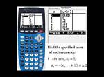 Recursive Sequence on Ti 84