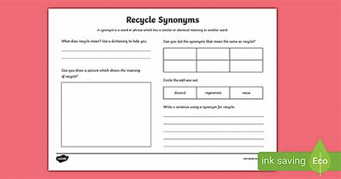 Recycle Synonym