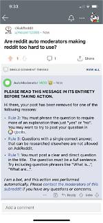 Reddit Question-and-Answer Session: Abbr.