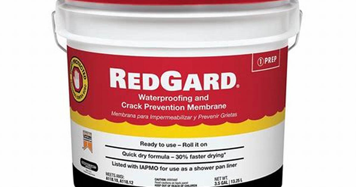 Redgard Waterproofing