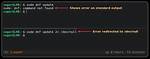 Redirect Stderr to /Dev/Null