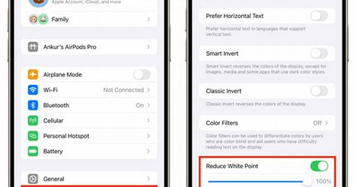 Reduce White Point