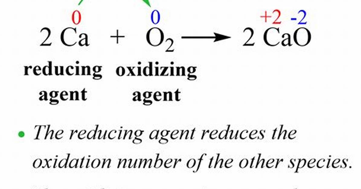 Reducing Agent vs Oxidizing Agent