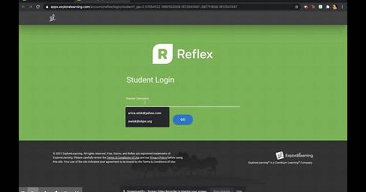 Reflexmath. Com/Go Login