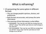 Reframe Meaning
