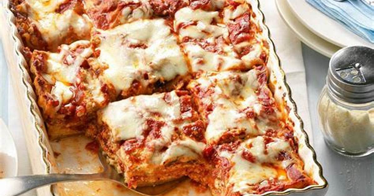 Reheating Lasagna