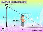 Related Rates Shadow Problem