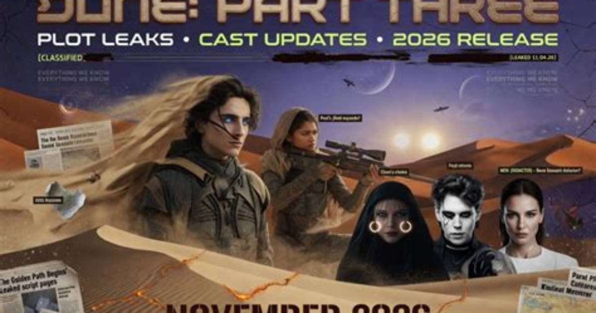 Release Date, Leaks, Plot, Cast & More