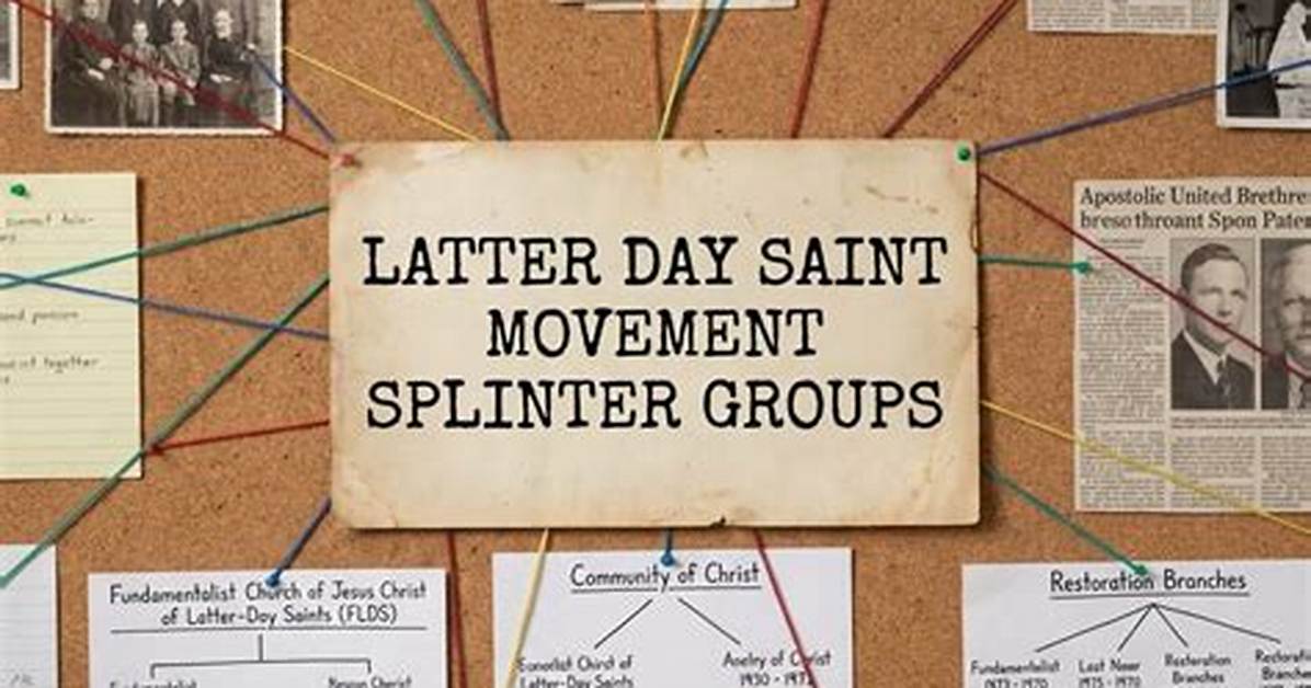 Religious Splinter Groups