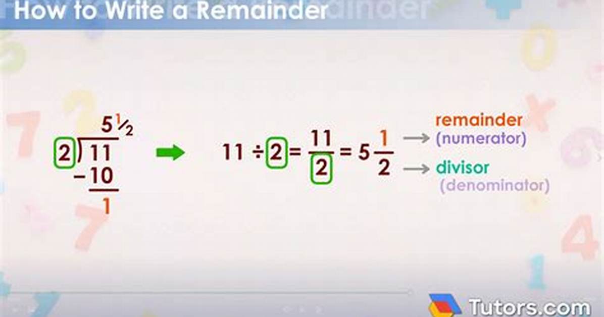 Remainder