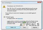 Remote Access Error 789