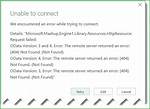 Remote Server Returned an Error 404 Share Point Connection Manager on Ssis Tool