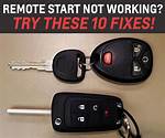 Remote Start Not Working