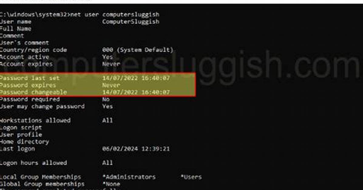Remove a User's Password Using "Net" Command'