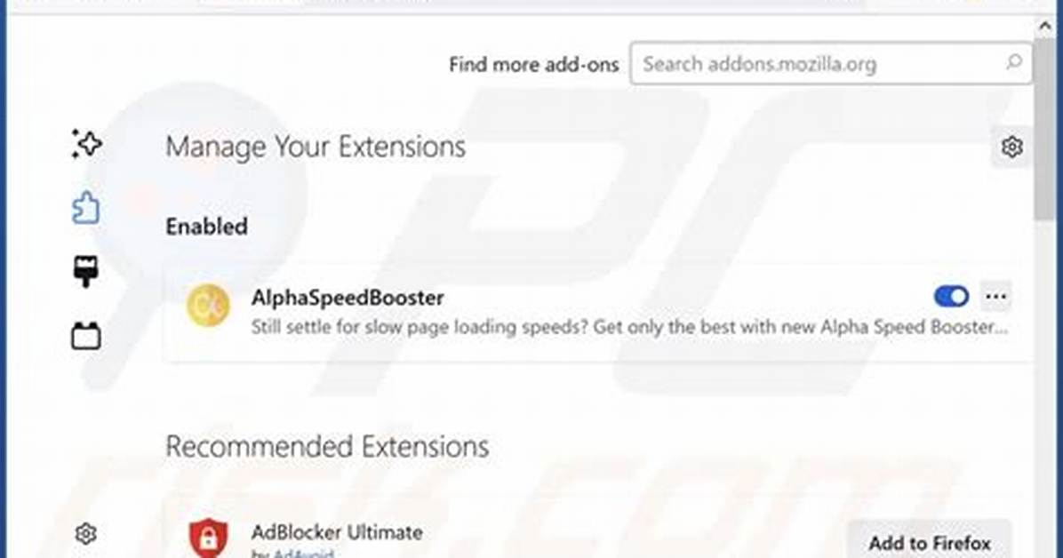 Remove Alphaspeedbooster Browser Plugin — How to Remove?