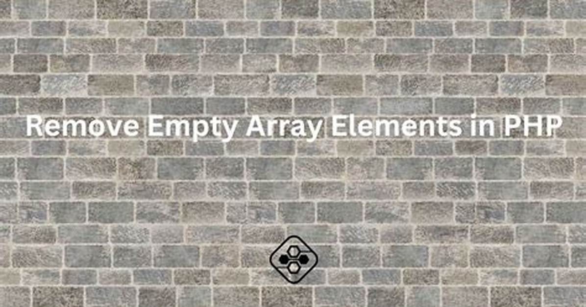Remove Empty Elements from an Array in Javascript