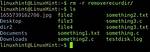Remove Files Recursively in Linux
