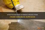 Remove Grease from Concrete