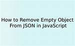 Remove Json Element