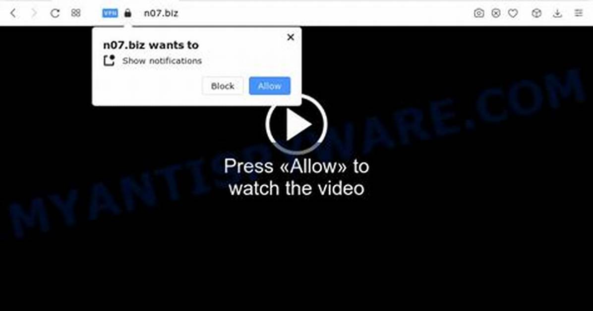 Remove N07. Biz Pop-up Virus — How to Remove?