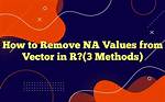 Remove Na Values from a Vector