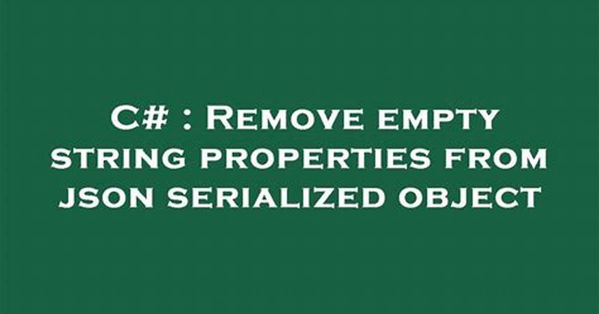 Remove Properties from a Json String Using Newtonsoft