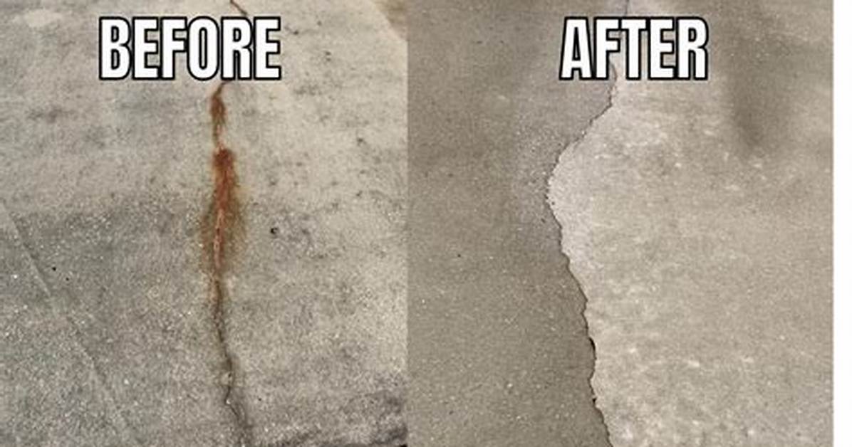 Remove Rust from Concrete