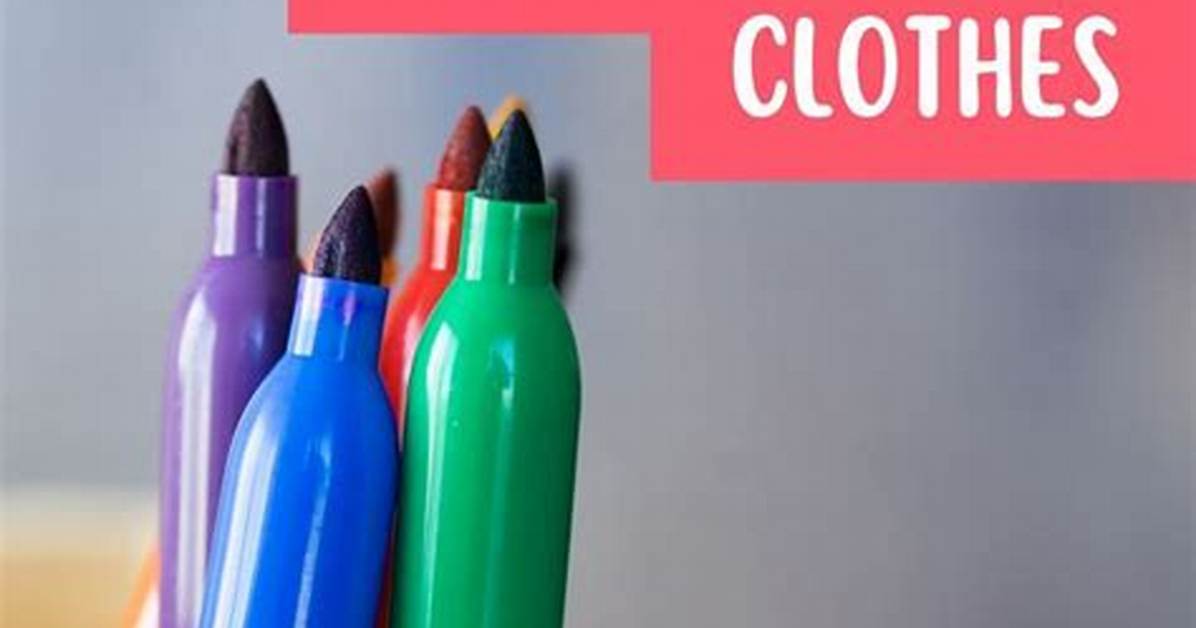 Remove Sharpie from Clothes