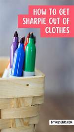 Remove Sharpie from Clothes