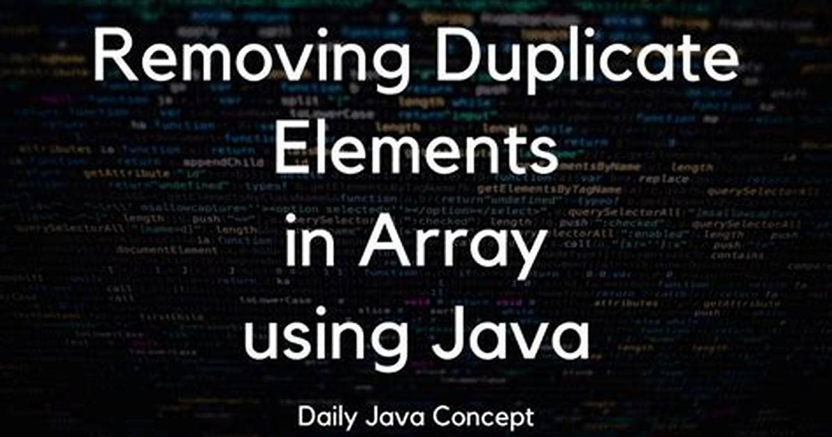 Removing Duplicate Elements from an Array in Swift