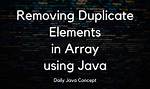 Removing Duplicate Elements from an Array in Swift