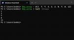 Removing Duplicate Values from a Powershell Array