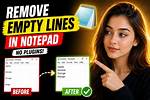 Removing Empty Lines in Notepad++