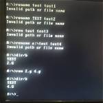 Rename Command in Dos